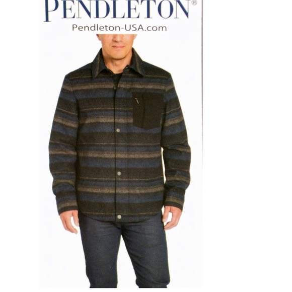 Pendleton Men’s Wool Blend Shirt Jacket nwt - Picture 1 of 8
